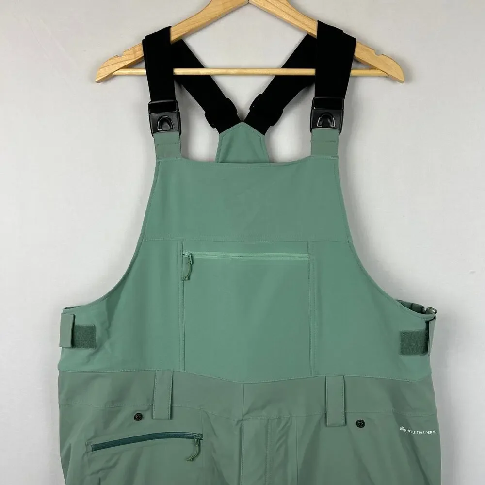 Flylow Smythe Bib Overall Backcountry Ski Pants Mint Green 1440 Men's Size XXL